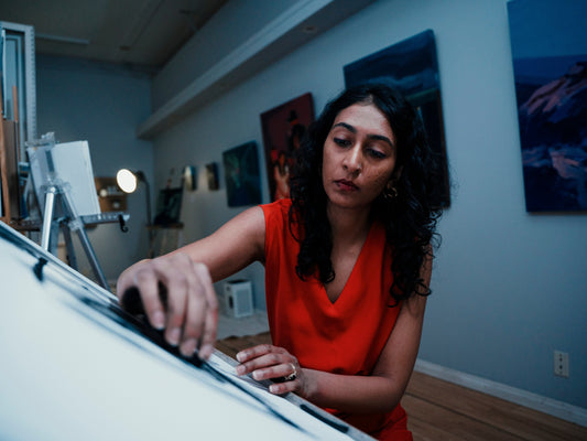 Charcoal compositions, Magic Realism and Studio Experiments